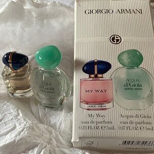 Giorgio Armani My Way and Acqua di Gioia Fragrance Duo